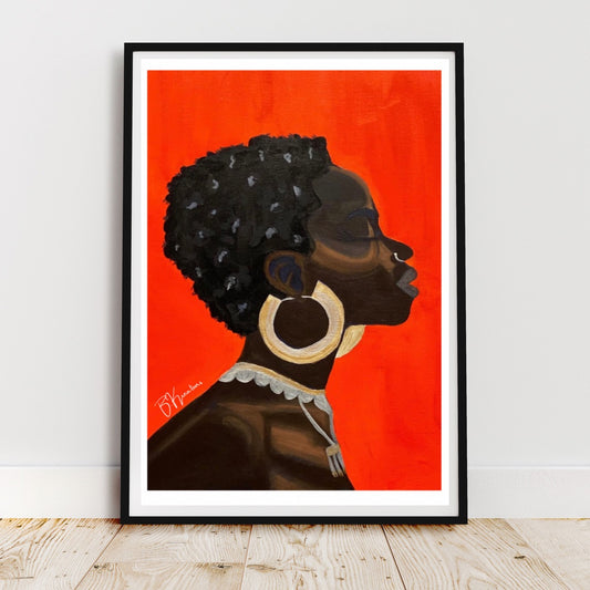 ‘’SKIN LIKE GOLD” Art Print